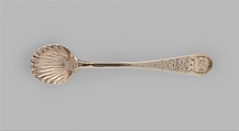Salt Spoon, Paul Revere Jr. (American, Boston, Massachusetts 1734–1818 Boston, Massachusetts), Silver, American