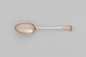 Spoon, Jacob Hurd (American, Boston, Massachusetts 1702/3–1758 Boston, Massachusetts), Silver, American