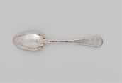 Spoon, Ebenezer Chittenden (1726–1812), Silver, American