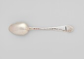 Spoon, Saunders Pitman (1732–1804), Silver, American