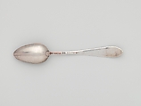 Tea Spoon, Probably Samuel Parmelee (1737–1803), Silver, American