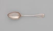 Spoon, Marked by I. H., Silver, American