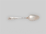 Dessert Spoon, John Burt Lyng (active ca. 1761–85), Silver, American