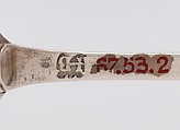 Spoon, Henricus Boelen (1697–1755), Silver, American