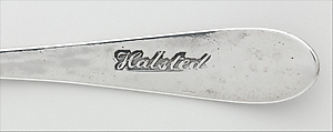 Salt Spoon, Benjamin Halsted (1734–1817), Silver, American