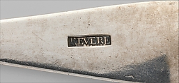 Table Spoon, Paul Revere Jr. (American, Boston, Massachusetts 1734–1818 Boston, Massachusetts), Silver, American