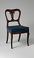 Side Chair, Possibly from the Workshop of Duncan Phyfe (American (born Scotland), near Lock Fannich, Ross-Shire, Scotland 1768/1770–1854 New York), Rosewood, ash, and tulip poplar, American