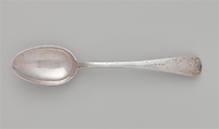 Table Spoon, Paul Revere Jr. (American, Boston, Massachusetts 1734–1818 Boston, Massachusetts), Silver, American