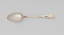 Table Spoon, Paul Revere Jr. (American, Boston, Massachusetts 1734–1818 Boston, Massachusetts), Silver, American