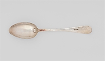 Table Spoon, Paul Revere Jr. (American, Boston, Massachusetts 1734–1818 Boston, Massachusetts), Silver, American
