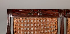 Sofa, Ernest F. Hagen, Mahogany, cane, American