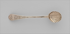 Salt Spoon, Paul Revere Jr. (American, Boston, Massachusetts 1734–1818 Boston, Massachusetts), Silver, American