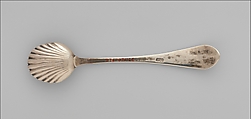 Salt Spoon, Paul Revere Jr. (American, Boston, Massachusetts 1734–1818 Boston, Massachusetts), Silver, American
