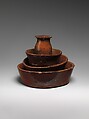 Candlestick, Earthenware, American