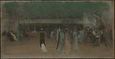 Cremorne Gardens, No. 2, James McNeill Whistler (American, Lowell, Massachusetts 1834–1903 London), Oil on canvas, American