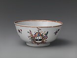 Bowl, Porcelain, Chinese, for American market
