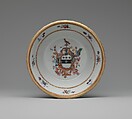 Saucer, Porcelain, Chinese, for American market