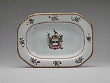 Plate, Porcelain, Chinese, for American market