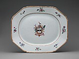 Platter, Porcelain, Chinese, for American market