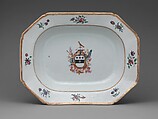 Platter, Porcelain, Chinese, for American market