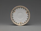 Demitasse Cup and Saucer, Union Porcelain Works (American, 1863–1922), Porcelain, American