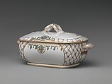 Covered Vegetable Dish, Union Porcelain Works  American, Porcelain, American