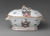 Soup Tureen, Porcelain, Chinese, for American market