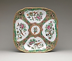 Dish, Porcelain, Chinese, for American market