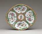 Dish, Porcelain, Chinese, for American market