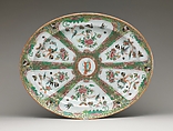 Platter, Porcelain, Chinese, for American market