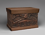 Storage Chest, Wood, pigment, Tlingit or Tsimshian