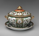 Covered Tureen, Porcelain, Chinese, for American market