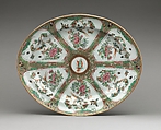 Platter, Porcelain, Chinese, for American market