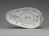 Sauceboat Plate, Porcelain, French