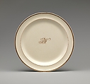 Plate, Earthenware, British