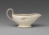 Sauceboat, Earthenware, British