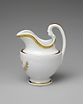 Creamer, Tucker Factory (1826–1838), Porcelain, American