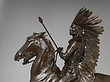Indian Warrior, Alexander Phimister Proctor (American, Bosanquet, Ontario 1860–1950 Palo Alto, California), Bronze, American