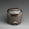 Batter jug, Stoneware, American