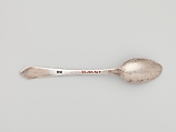 Tea Spoon, Marked by G. E. E., Silver, American