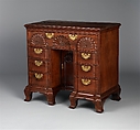Bureau table, Mahogany, American
