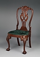 Side chair, Mahogany, American