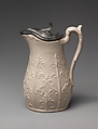 Syrup Jug, United States Pottery Company  American, Parian porcelain, pewter, American