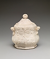 Sugar Bowl, Fenton's Works (1847–1848), Parian porcelain, American