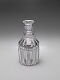 Decanter, Apsley Pellatt  American, Cut glass, American