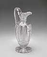 Claret jug, Apsley Pellatt  American, Cut glass