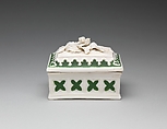 Trinket Box, Parian porcelain, American