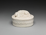 Trinket Box, Parian porcelain, American