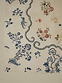 Embroidered coverlet, Ruth Culver Coleman (died 1801), Linen and wool, embroidered, American