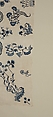 Embroidered coverlet, Ruth Culver Coleman (died 1801), Linen and wool, embroidered, American